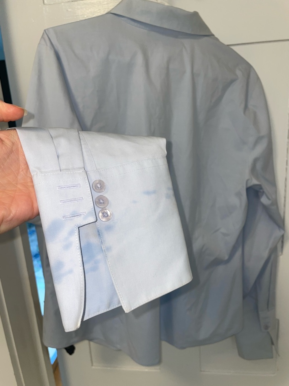 Jones New York Light Blue Classic Dress Shirt - Picture 6 of 6
